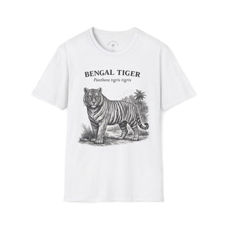 Bengal Tiger T-Shirt front mockup in White – product image 1