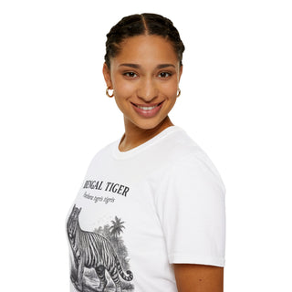 Bengal Tiger T-Shirt in White – product image 2