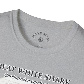 Great White Shark T-Shirt in Sport Grey – product image 6