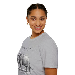 African Bush Elephant T-Shirt in Natural – product image 2