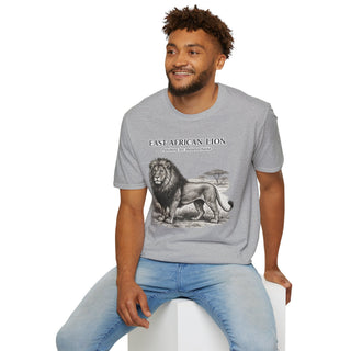 East African Lion T-Shirt in White – product image 4