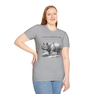 Indian Rhinoceros T-Shirt in Natural – product image 3