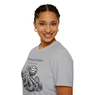 Blue-Lined Octopus T-Shirt in Natural – product image 2