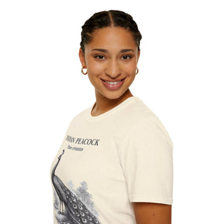 Indian Peacock T-Shirt in Natural – product image 4