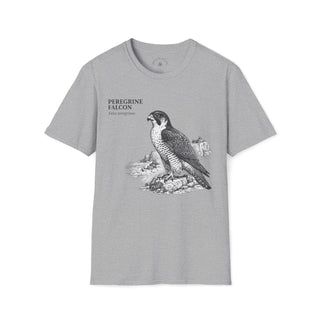 Peregrine Falcon T-Shirt front mockup in Sport Grey – product image 1