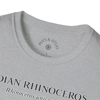 Indian Rhinoceros T-Shirt in Sport Grey – product image 6