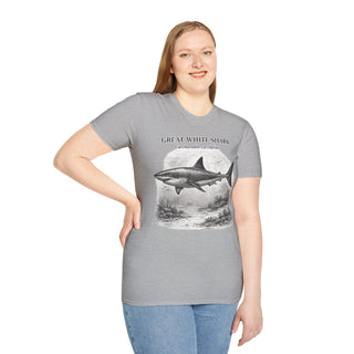 Great White Shark T-Shirt in Natural – product image 3