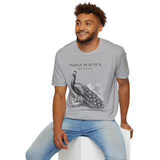 Indian Peacock T-Shirt in Sport Grey – product image 3