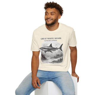 Great White Shark T-Shirt in Natural – product image 4