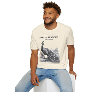 Indian Peacock T-Shirt in Natural – product image 3