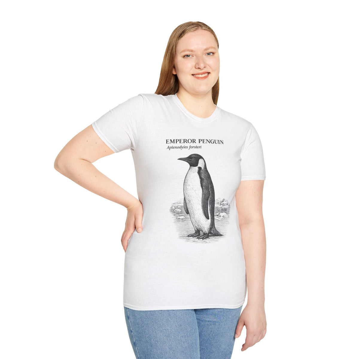Emperor Penguin T-Shirt in White – product image 5
