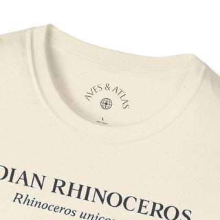 Indian Rhinoceros T-Shirt in Natural – product image 6