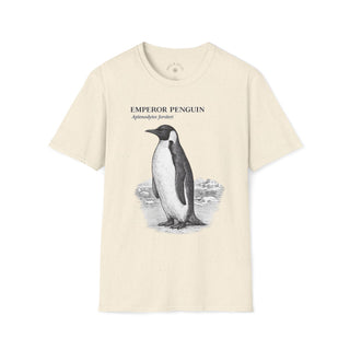 Emperor Penguin T-Shirt front mockup in Natural – product image 1