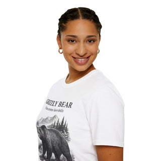 Grizzly Bear T-Shirt in White – product image 2