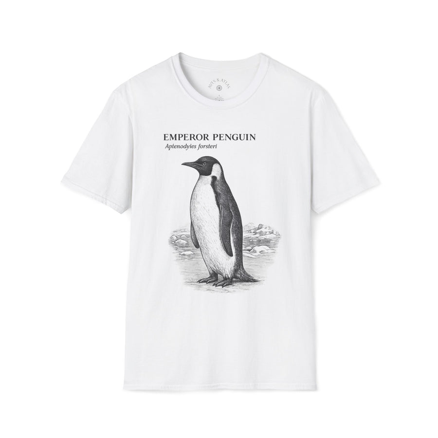 Emperor Penguin T-Shirt front mockup in White – product image 1