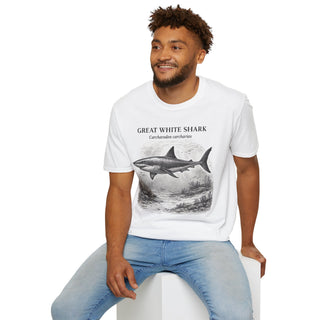 Great White Shark T-Shirt in Sport Grey – product image 4