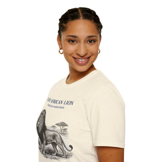 East African Lion T-Shirt in Natural – product image 2