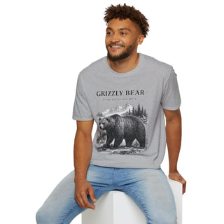 Grizzly Bear T-Shirt in White – product image 4