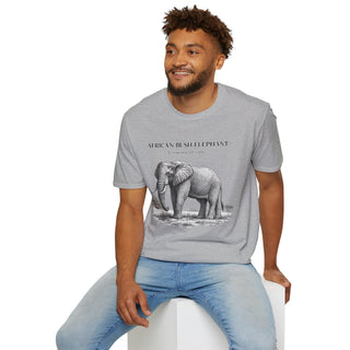 African Bush Elephant T-Shirt in White – product image 4