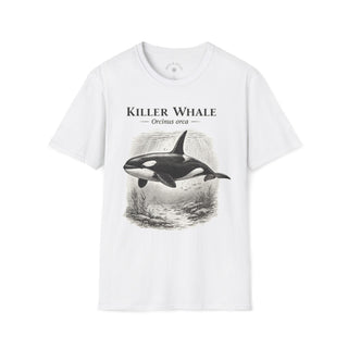 Killer Whale T-Shirt front mockup in White – product image 1