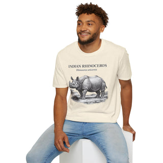 Indian Rhinoceros T-Shirt in Natural – product image 4