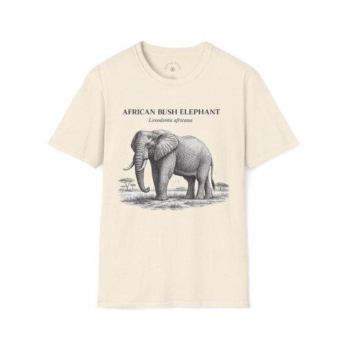 African Bush Elephant T-Shirt in Natural – product image 1