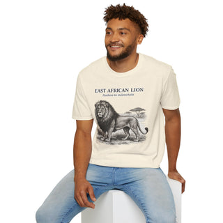 East African Lion T-Shirt in Natural – product image 4
