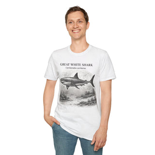 Great White Shark T-Shirt in Natural – product image 5