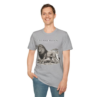 East African Lion T-Shirt in Sport Grey – product image 3