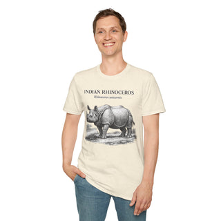 Indian Rhinoceros T-Shirt in Natural – product image 3